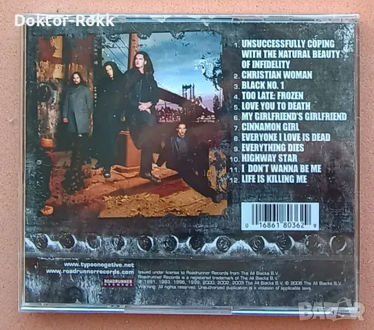  Type O Negative - The Best Of Type O Negative 2008 CD, снимка 2 - CD дискове - 49199643