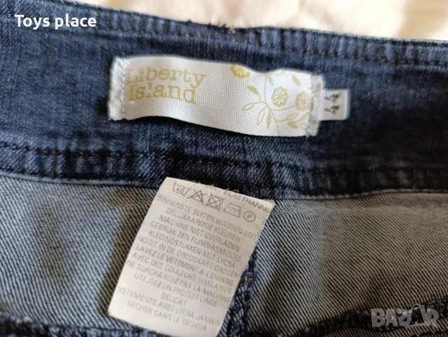 L/XL къса дънкова пола 2, снимка 6 - Поли - 50994869