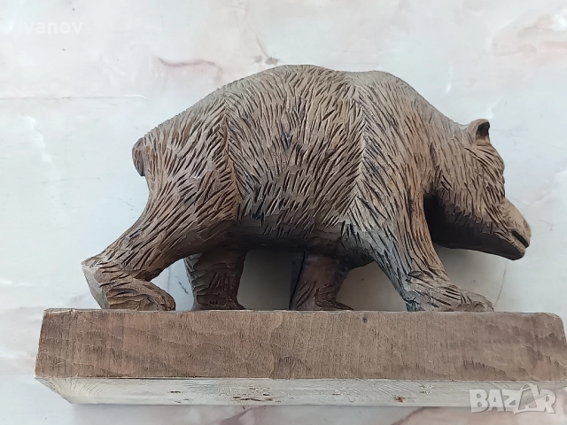 Дърворезба - мечка, снимка 7 - Антикварни и старинни предмети - 51724212