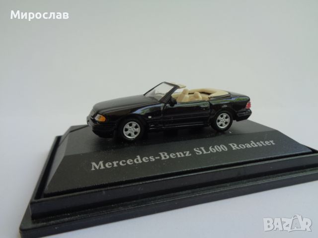  SCHUCO 1:87 H0 MERCEDES BENZ SL 600 КОЛИЧКА МОДЕЛ , снимка 2 - Колекции - 46218679