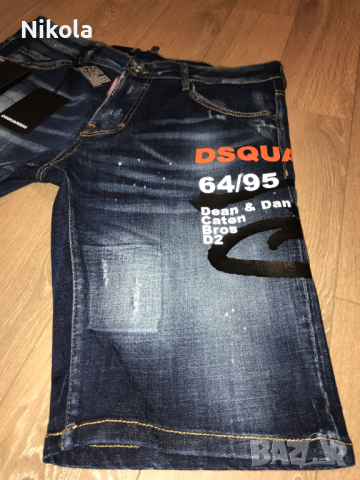 DSQUARED къси дънкови панталони, най-висок клас, размер: 31 и 33, снимка 2 - Къси панталони - 44941639