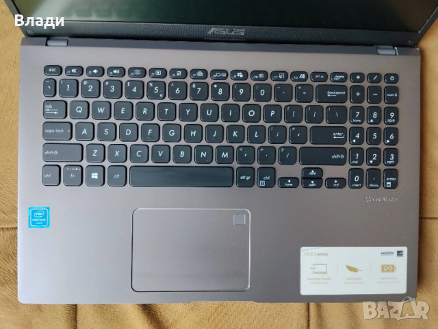 Asus X509M 4ядрен Pentium Silver/8GB/240 GB SSD/3 часа батерия/подсветка, снимка 2 - Лаптопи за дома - 53604673