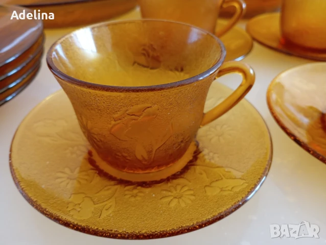 Френски Сервиз Дуралекс с ЦВЕТЕНЦА , снимка 6 - Сервизи - 51215874