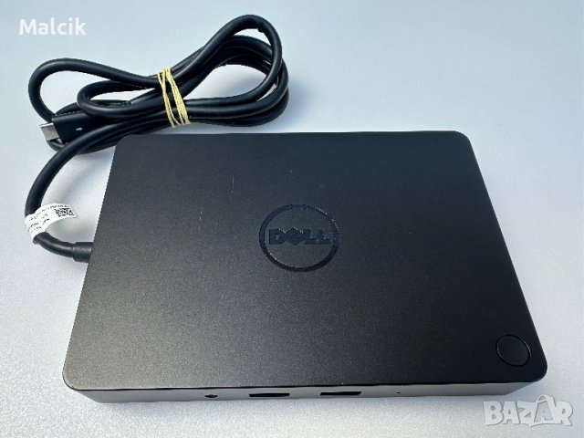  Докинг станция  Dell K17A / WD15 (USB Type-C) + Адаптер, снимка 2 - Части за лаптопи - 45468977