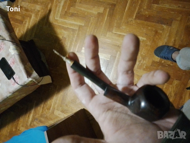 дървен свещник,мини сгъваема обувалка,лула , снимка 2 - Други стоки за дома - 53669150