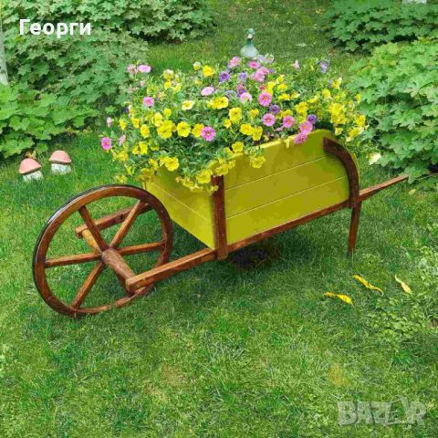 Прекрасна градинска количка за декорация - Вдъхнете нов живот на вашата градина!, снимка 5 - Други - 46474586