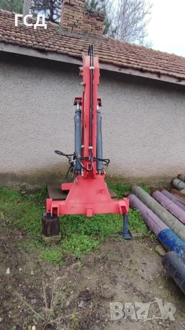 Хидравличен кран до 1000кг. с кофа. , снимка 3 - Индустриална техника - 53933834