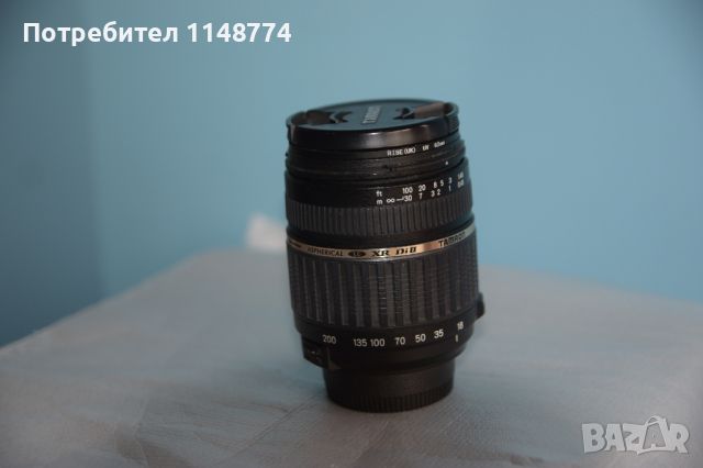 Обектив Tamron AF 18-200mm F3.5-6.3 (IF) Macro Asp LD XR AF Di II Nikon, снимка 1 - Обективи и филтри - 45659081