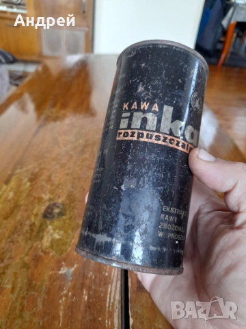 Стара кутия от кафе Инка, снимка 4 - Други ценни предмети - 53179797