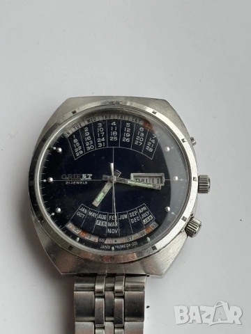 Часовник Orient вечен календар, снимка 2 - Антикварни и старинни предмети - 54207366