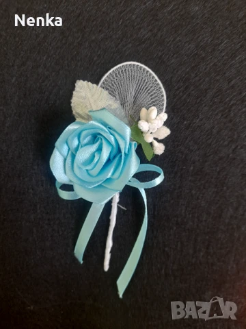 Сватбени бутониери , снимка 3 - Сватбени аксесоари - 50778272