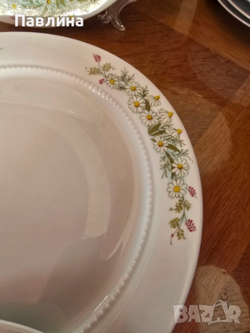 Порцеланови чинии с маркировка, снимка 6 - Чинии - 53865569