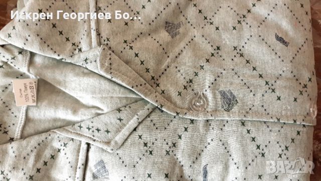 Мъжка пижама-100% памук, снимка 2 - Спортни дрехи, екипи - 45469403