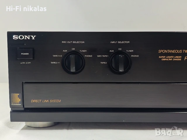 стерео усилвател ретро Hi-Fi SONY TA-F570ES, снимка 2 - Ресийвъри, усилватели, смесителни пултове - 51249419