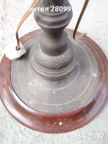 Стар лампион арт деко, снимка 2 - Антикварни и старинни предмети - 54036749