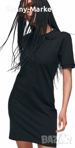 Дамска рокля , тениска тип рокля , къс ръкав, снимка 4 - Рокли - 53505884