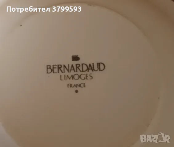 Порцеланов свещник BERNARDAUD LIMOGES, снимка 5 - Декорация за дома - 49032274