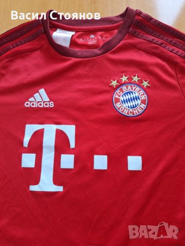 Байерн М. / Bayern Munich #9 LEWANDOWSKI Adidas 2015-16г. - за ръст 164см., снимка 3 - Фен артикули - 46400230
