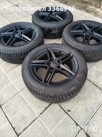 Джанти 16" 5x112 с гуми 205/55/16, снимка 7 - Гуми и джанти - 53515239