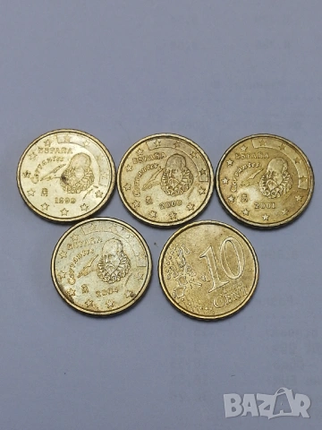 лот от 10 евро-цента Испания различни години