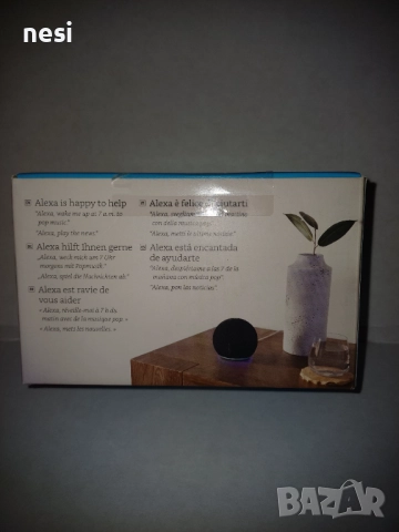 Смарт колонка Amazon Echo Dot, 5-то поколение, с глас чрез Alexa. , снимка 2 - Bluetooth тонколони - 51965756