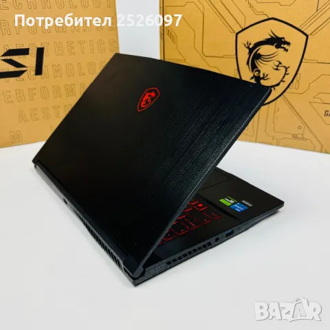 MSI Thin GF63/15,6” 144Hz IPS/i5-12450H/RTX 4050/16GB RAM/512GB NVMe, снимка 2 - Лаптопи за игри - 47811833