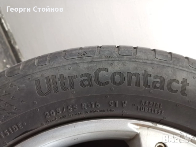 Гуми летни с алуминиеви джанти Irmscher - Continental UltraContact 205 55 16 V DOT 1222 , снимка 6 - Гуми и джанти - 51713100