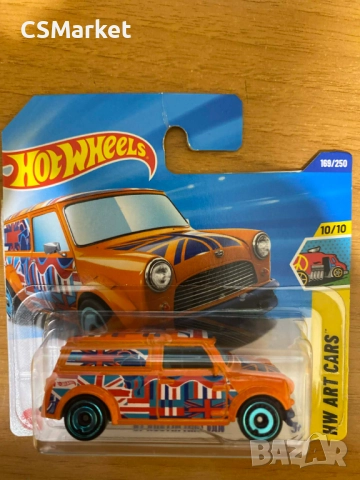 67 Austin Mini Van Hot Wheels количка, снимка 3 - Коли, камиони, мотори, писти - 52750403