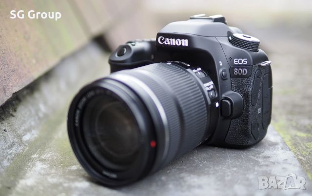 Професионална камера Canon EOS 80D+Canon EF 50mm 1.8 II камера Canon 80D, снимка 1 - Камери - 46295913