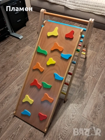 Сгъваем Пиклер Триъгълник с Рампа Wooden Magic