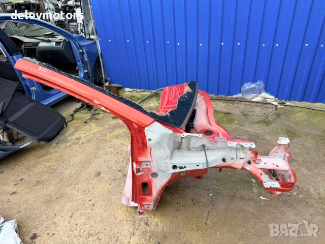 Десен рог с колонка от Peugeot 2008 1.2THP PureTech 110кс., двигател HNZ, 86 000km., автоматик, 2017