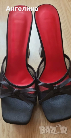 Високи токчета сандали 41 размер нови, снимка 2 - Сандали - 54103526