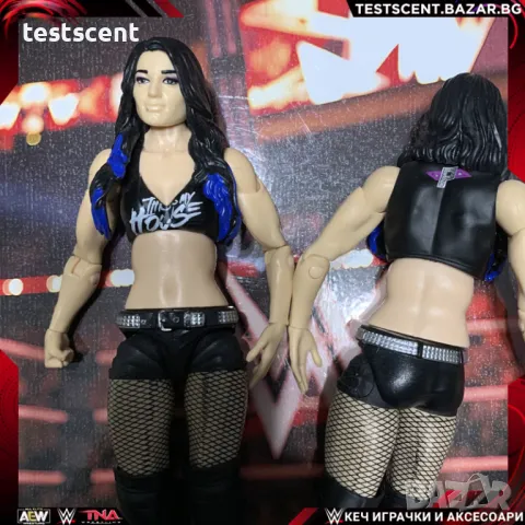 Екшън фигура WWE Paige Пейдж Saraya Mattel action figure играчка, снимка 1 - Фигурки - 48927734