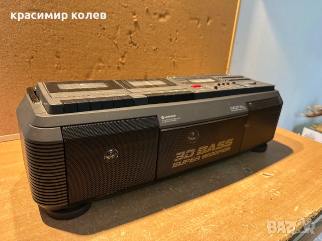 радиокасетофон "HITACHI TRK-3D35E", снимка 4 - Радиокасетофони, транзистори - 53737040