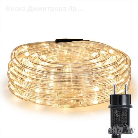 Светлинен LED маркуч Dekor LED Lichterschlauch, 10 м., 200 LED диода, снимка 10 - Декорация за дома - 52163102