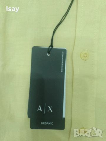 Мъжка риза Армани 100% лен, снимка 4 - Ризи - 53919038