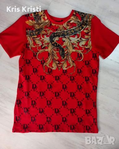 Мъжка тениска със змия, снимка 1 - Тениски - 45526532