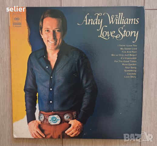 ANDY WILLIAMS -LOVE STORY Японско издание Цена-30лв, снимка 1 - Грамофонни плочи - 46510253