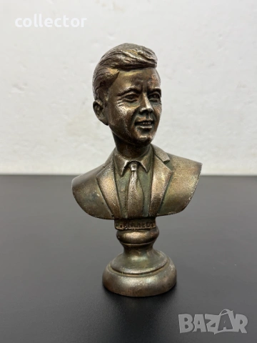 Метален бюст / статуетка на Джон Кенеди. №7964