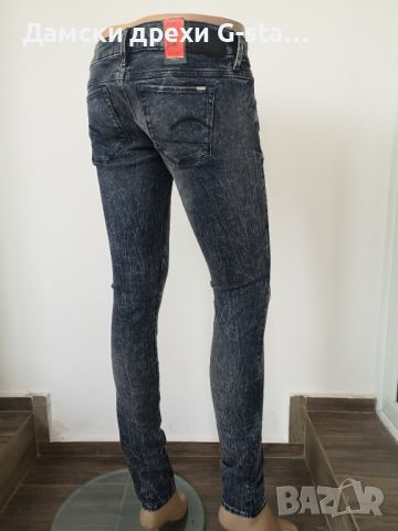 Дамски дънки G-Star RAW®3301 LOW SKINNY WMN DK AGED W27/L34; 127, снимка 4 - Дънки - 46308506