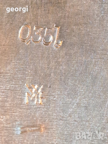 порцеланова захарница WMF с посребрен обков, снимка 8 - Сервизи - 53287972