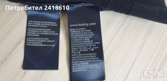 Tommy Hilfiger Cotton / Knit Mens Size M НОВО! ОРИГИНАЛ! Мъжки Памучен Пуловер!, снимка 3 - Пуловери - 52592702