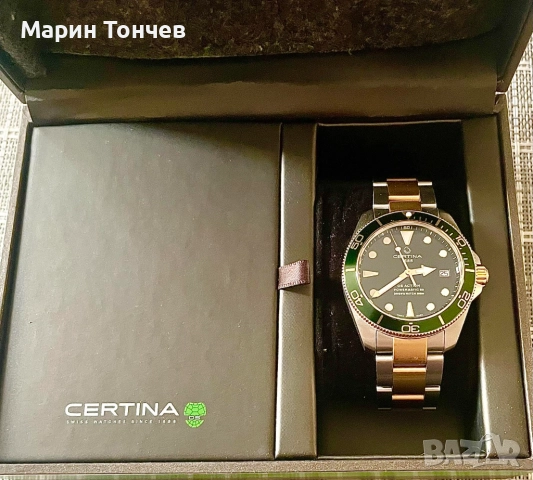 Certina DS Action Two Tone Diver C032.807.22.051.01, снимка 8 - Мъжки - 52855221