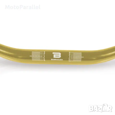 МОТО КОРМИЛО BARRACUDA HANDLEBAR 28/22 GOLD/ЗЛАТЕН, снимка 4 - Аксесоари и консумативи - 47257251