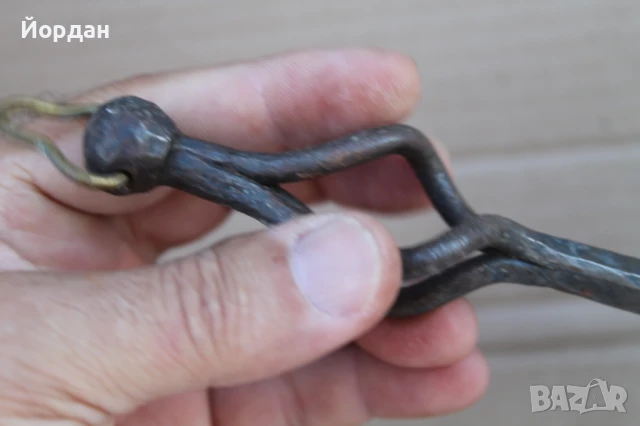 Кухненски комплект от ковано желязо и месинг, снимка 6 - Прибори за хранене, готвене и сервиране - 51408004