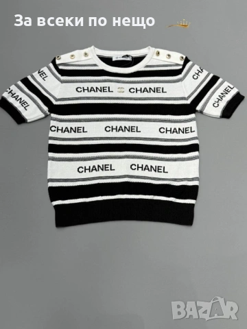 Chanel Дамска Блуза С Къс Ръкав Шанел Код SK985