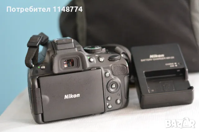 Nikon D5100 с обектив AF-S 18-55mm f/3.5-5.6G на 9300 кадъра, снимка 3 - Фотоапарати - 47227972