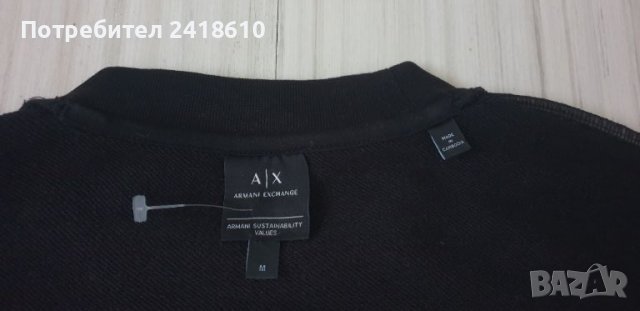  Armani Exchange A/X Mens Size M НОВО! ОРИГИНАЛ! Мъжка Блуза!, снимка 3 - Блузи - 45117798