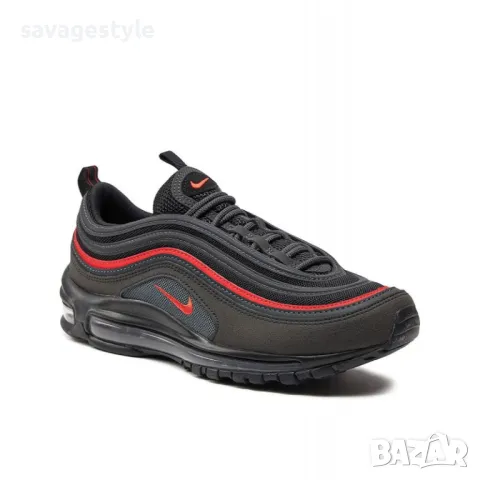 Мъжки маратонки NIKE Air Max 97 Shoes Black/Red, снимка 2 - Маратонки - 47574409