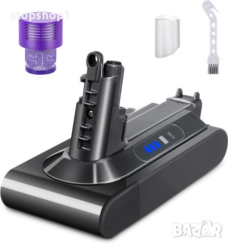 Dyson V10 Батерия с HEpa филтър 6000 mAh , снимка 1 - Прахосмукачки - 46680922